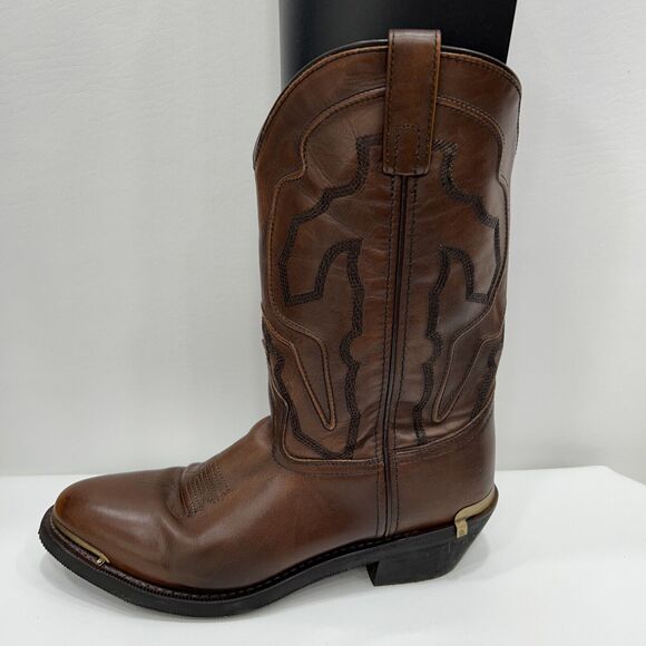 Laredo‎ Men\'s Size 10D Brown Atlas Leather Boots Western Cowboy main image 7